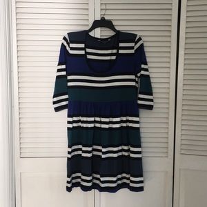 French Connection Striped Jersey Dress